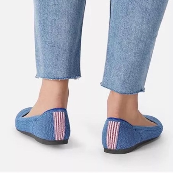 Rothy's Shoes - RARE ROTHY’S in Indigo Blue Stripe